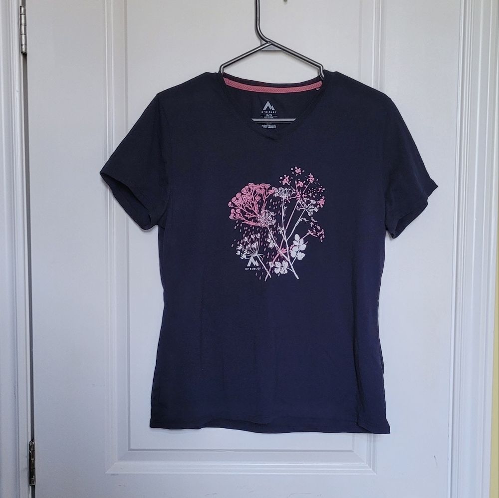 McKinley t-shirt dark blue tee short sleeve top summer Dry Climate style outdoor